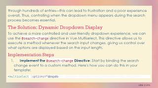 Controlling the Dropdown Menu in Vue Multiselect for Enhanced Usability