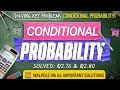 Conditional Probability Practice: Walpole 9th Edition Q2.76 & Q2.80 Solved