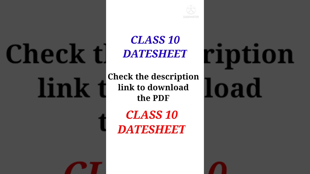 Class 10 Datesheet Term 1 Exams (2021-22) is out now 😀😀