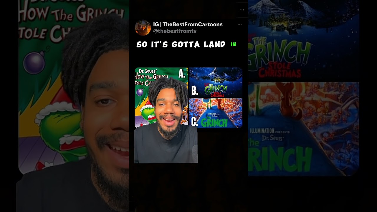 Rank The Grinch' movies from your favorite to least favorite. 