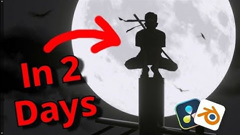 I transform myself into itachi uchiha (ninja warrior) using vfx in blender|Hindi Tutorial.