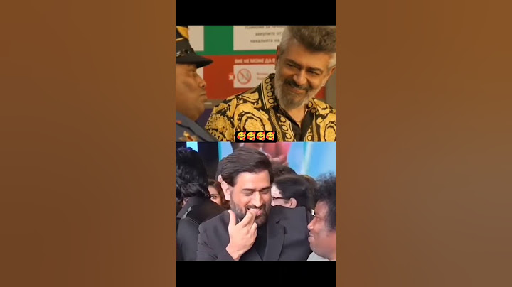 Both Thala's Smile 😍😍 #msdhoni #ajith #yogibabu #ipl #csk
