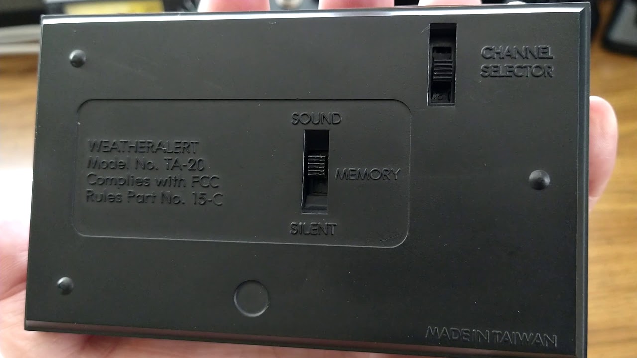 Vintage weather radio ( model TA-20)