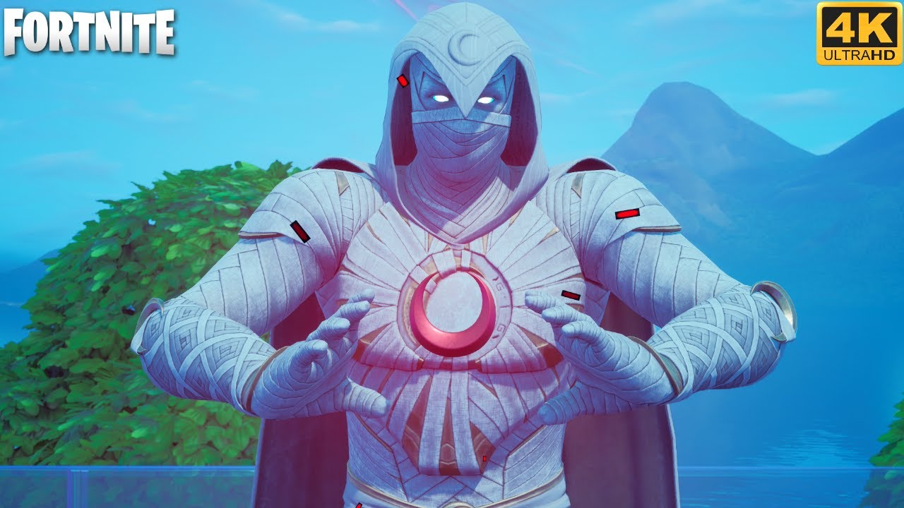 Moon Knight Skin Gameplay - Fortnite (4K 60FPS)