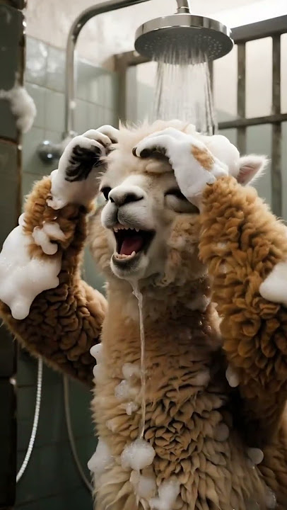 Totoro and Alpaca playing Dalgona Candy Game #animals  #cute#dalgona #animation #funny