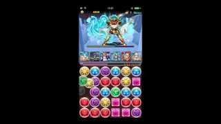 聖闘士星矢コラボ（超級）を光イズイズ×水ヴァル回復パで攻略（1/2）【今日からパズドラ女子！】
