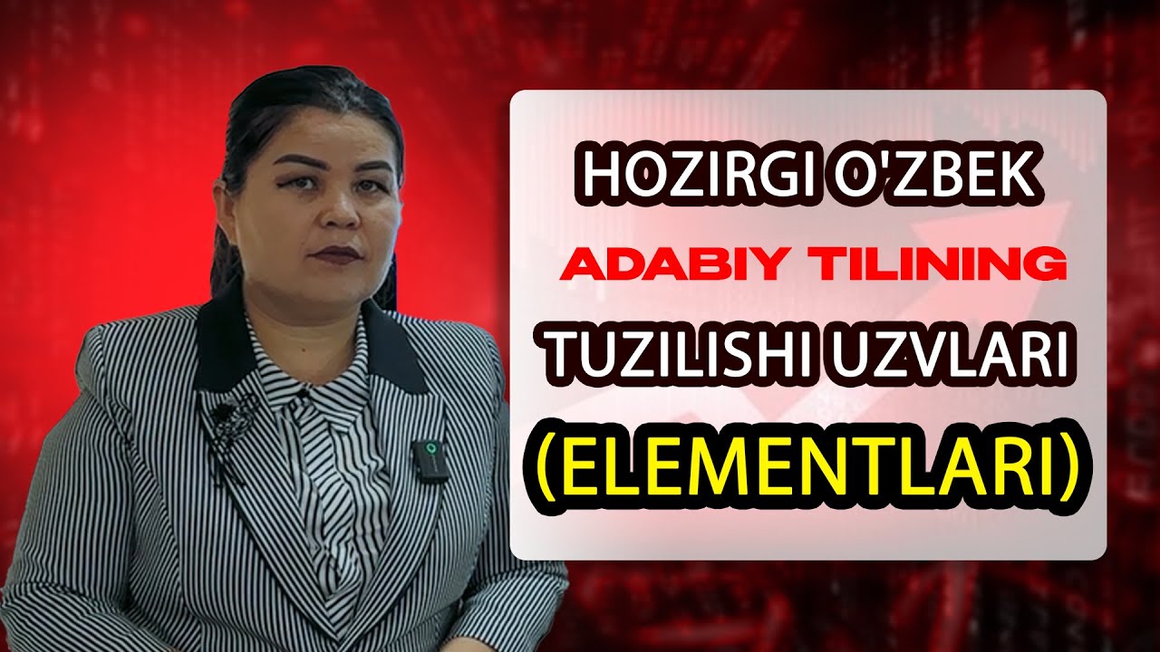 Tovushlar tizimi, leksiyasi (yoki lug'at tarkibi) grammatik qurilishi
