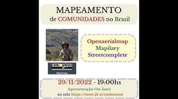 Mapeamento de Comunidades - OpenStreetMap
