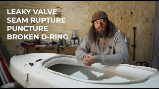 How to repair an Inflatable Paddle Board, Kayak or Utility Dock Swim Platform