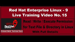 Read/Write/Execute Permissions in Linux | File & Directory Permissions