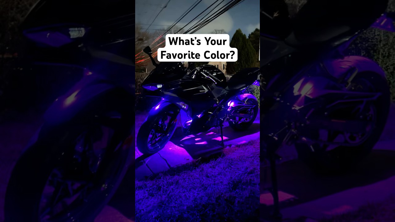 Motorcycle LED Lights | Portable LED Light Kit Easy Install 