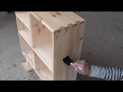 [목공 / Woodworking] 작은 주먹장 책장 /Making A Small Dovetailed <strong>Bookcase</strong>