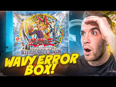 FIRST EVER ERROR Legend Of Blue-Eyes 1st Ed Wavy Box Opening