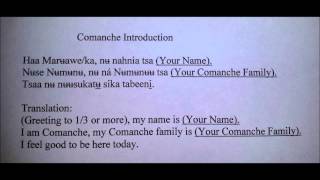 Comanche Introduction