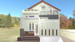 FULL DESIGN !! Building Construction Process Step by Step with 2 Bedrooms  ( 7 x 10 Meters )