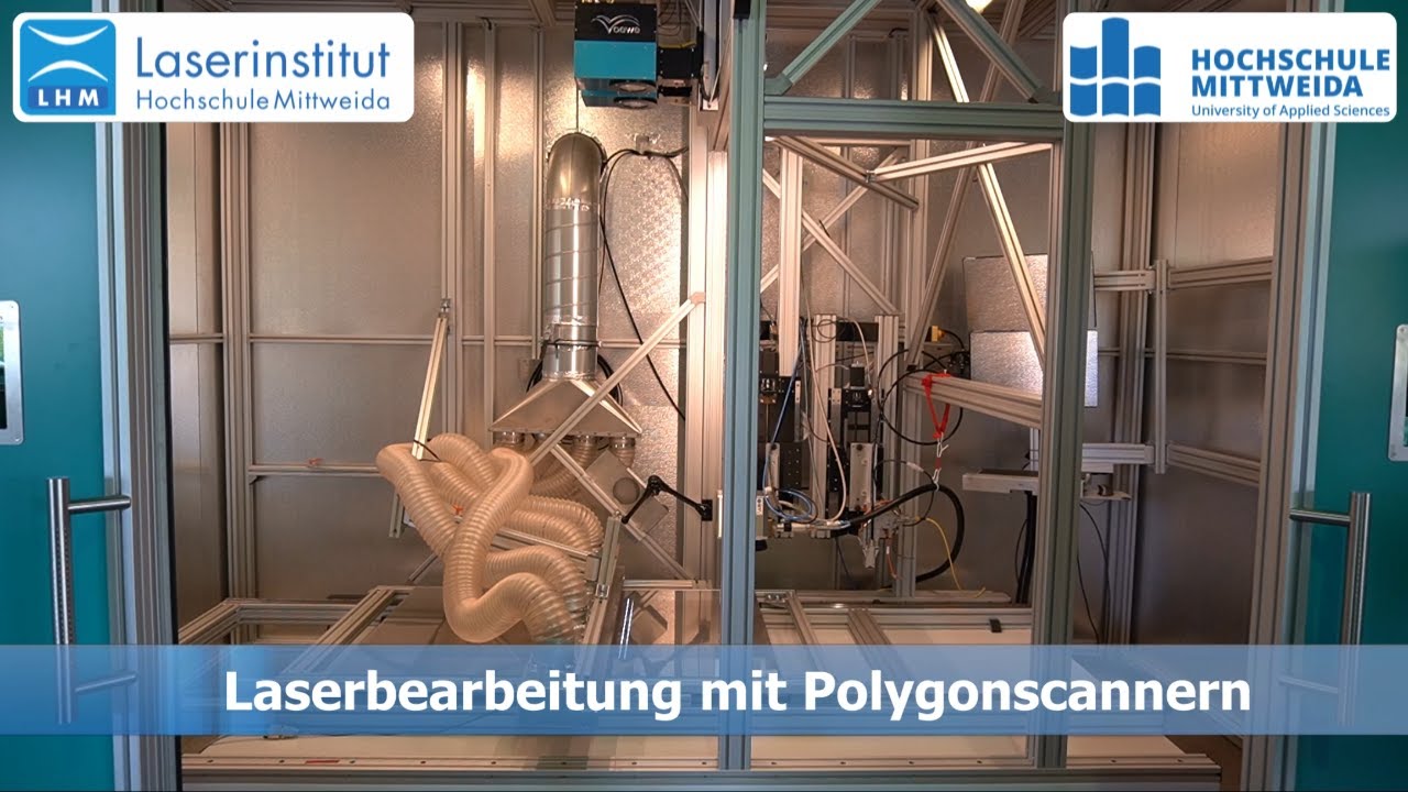 Lasermaterialbearbeitung mit synchronisierten Polygonscannern