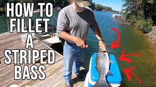 How to fillet a striped bass (Smith Mountain Lake) screenshot 1