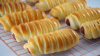 Fluffiest  Hotdog Wool Bread Roll You Can Make Like A Pro screenshot 4