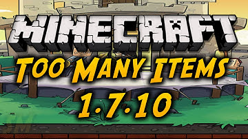 Minecraft - How To Install Too Many Items 1.7.10 Non Forge Version + Download [HD]