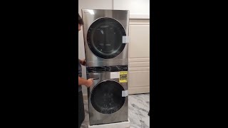 LG Washer Tower Laundry Center WKE100HVA  DIY install  Part 1