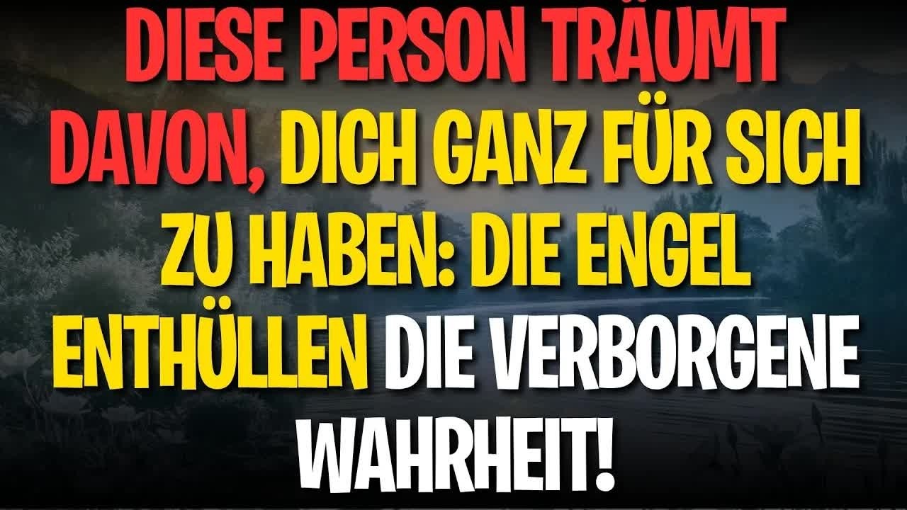 TA OSOBA MARZY O TYM, BY MIEĆ CIĘ TYLKO DLA SIEBIE： Anioły odkrywają ukrytą prawdę
