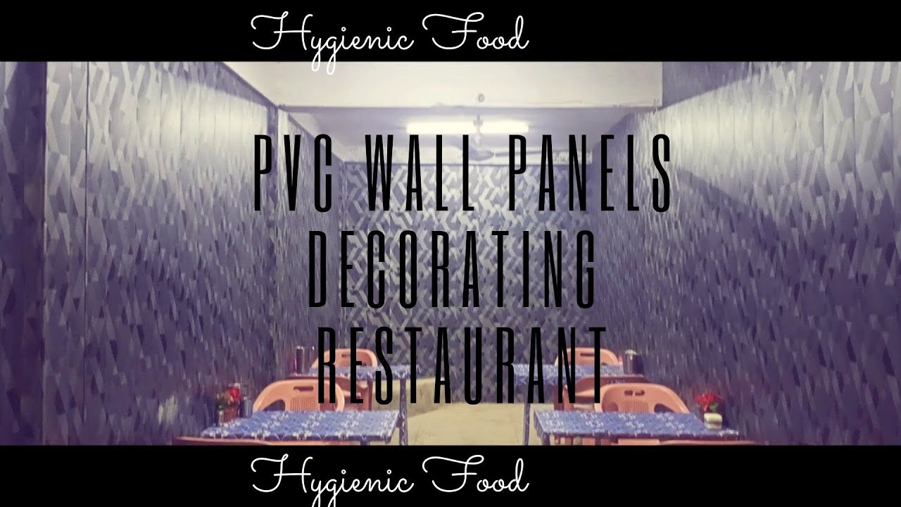 PVC WALL PANEL | DECORATING RESTAURANT | HYGIENIC FOOD