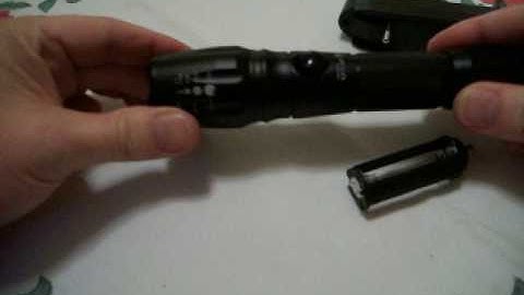 LT - HJ Cree XML T6 2000Lm Zooming LED Flashlight Set