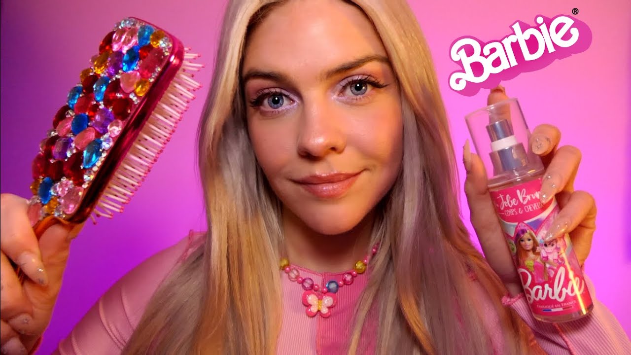 ASMR RP | Barbie te maquille et te coiffe 💗 (affirmations positives)