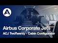 Airbus corporate jets dvoile le configurateur de cabine acj twotwenty