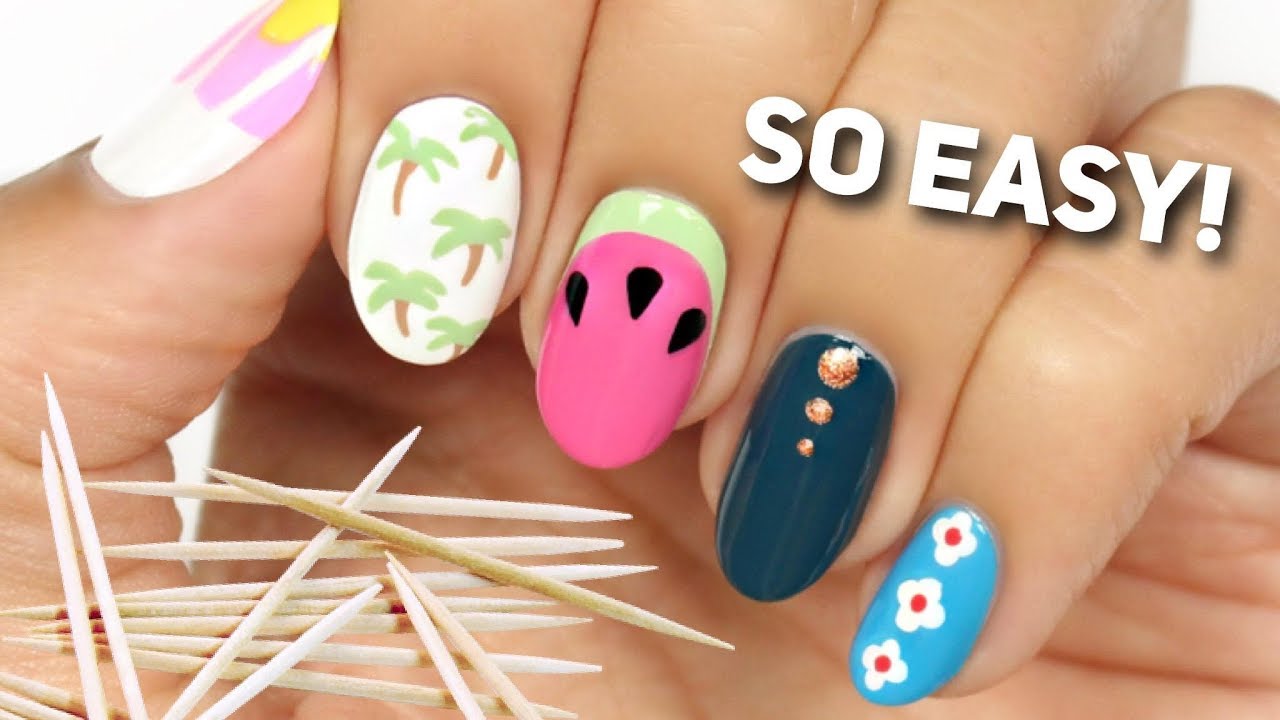 Easy Nail Art with Toothpick - wide 1