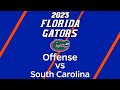 237 florida gators offense vs south carolina