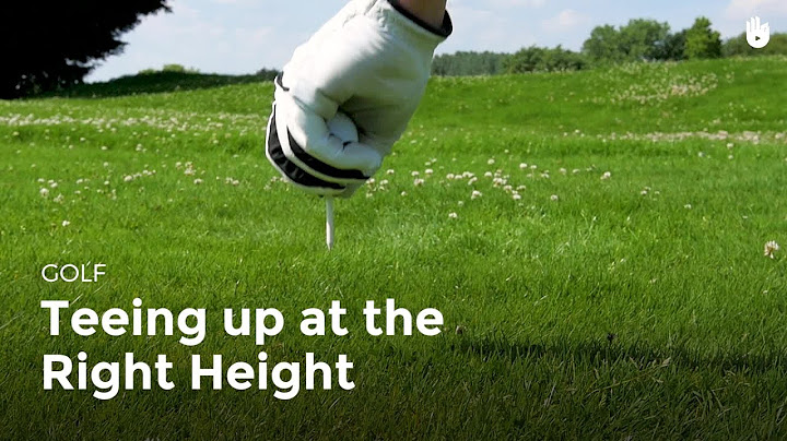 How to Tee your Golf Ball | Golf