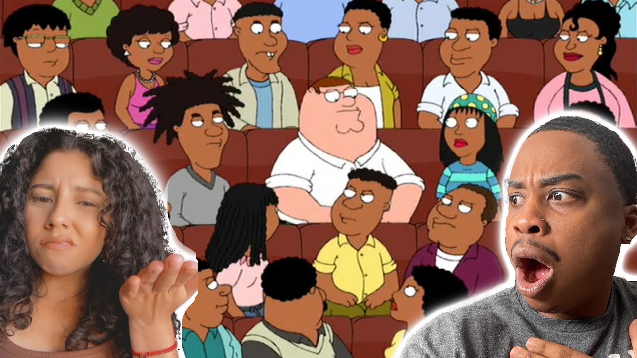 FAMILY GUY ALL BLACK JOKES COMPILATION | REACTION