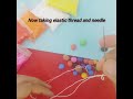 DIY Bracelet with air dry clay, #airdryclay#foamingclayjwellry#braceletwithclay#shorts #shortsviral