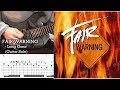 Fair warning  long gone  guitar solo covered by kosuke with tab