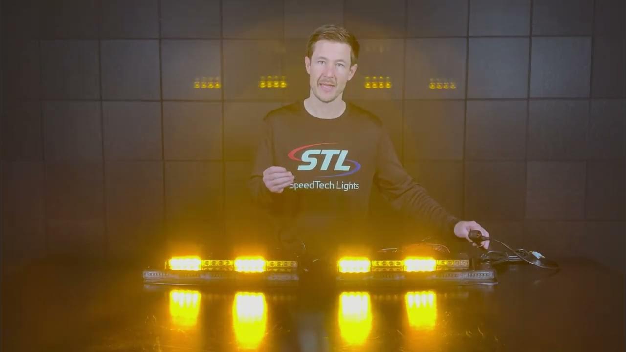 SpeedTech SpotLight RaptorX® vs. Raptor® LED Visor Light Bars YouTube