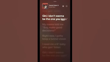 Thumbnail of Kodak Black - Tunnel Vision #lyrics #shorts