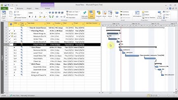 Microsoft Project 2010/2013 pt 4 (Advanced Formatting & Views)