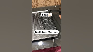 Guillotine Paper cutting Machine