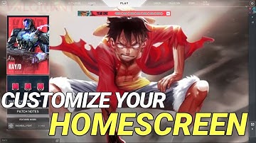 VALORANT: How to Change Valorant Home Screen Easy Tutorial