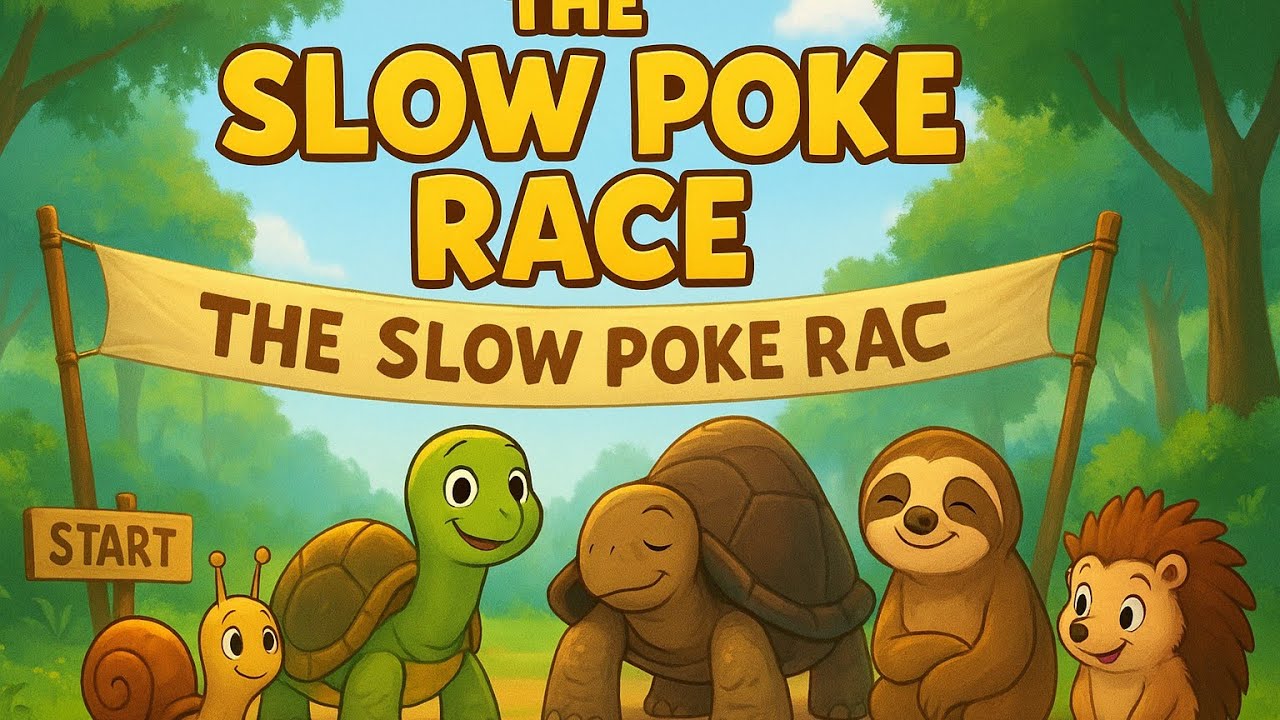 The Slow Poke Race [funny kids animal adventure story] [kids cartoon ...