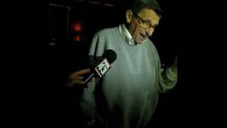 Joe Paterno Speaks Outside Home