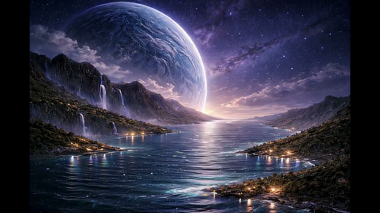 🌌 About Night Echo – Where Stars Touch the Sea | Cinematic Ambient Planetary Soundscape