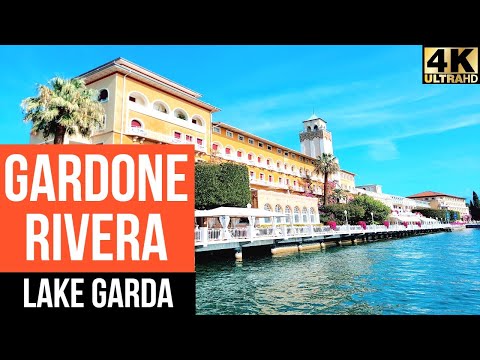 Gardone Rivera  - Italy, Lake Garda - walking tour | 4K