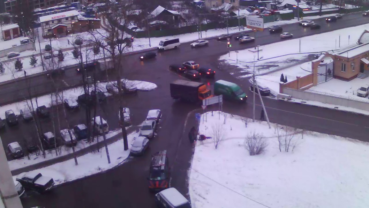 Установка дорожного знака 5.21 «Жилая зона» (23-12-2017) - YouTube