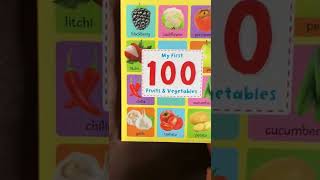 Information My first 100 fruits & vegetables - boardbook News
