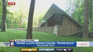 Kenny visits Frank Lloyd Wright's 'River Rock' house located here in NE Ohio