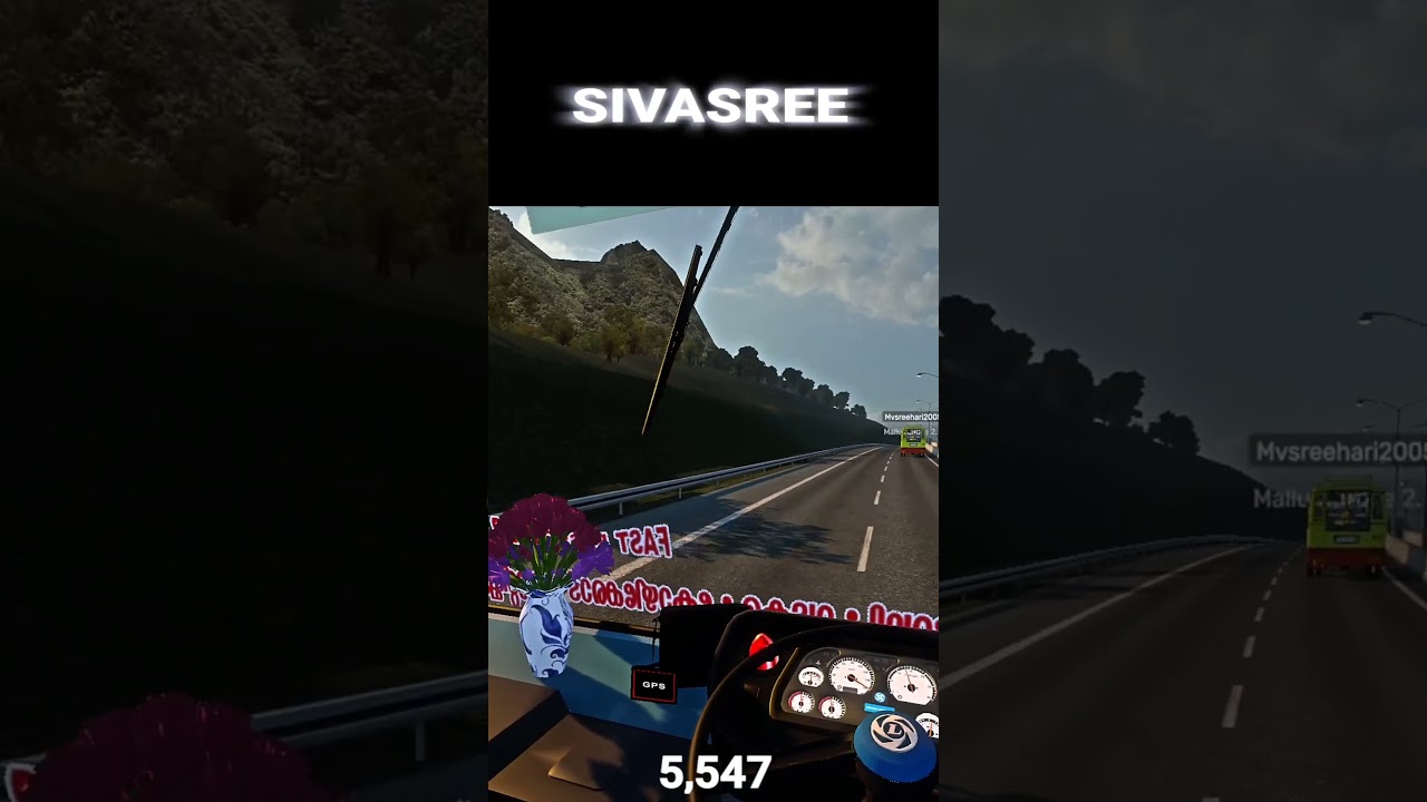 KERALA PRIVATE BUS VS KSRTC RACE IN DANGEROUS ROADS🔥😮ETS2 GAMEPLAY Indian Mods 