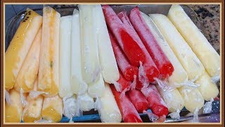 COMO FAZER SACOLÃ‰/GELADINHO/JUJU/CHUP CHUP/GELINHO/DINDIN/FLAU - TIPO FRUTTARE
