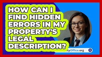 How Can I Find Hidden Errors In My Property